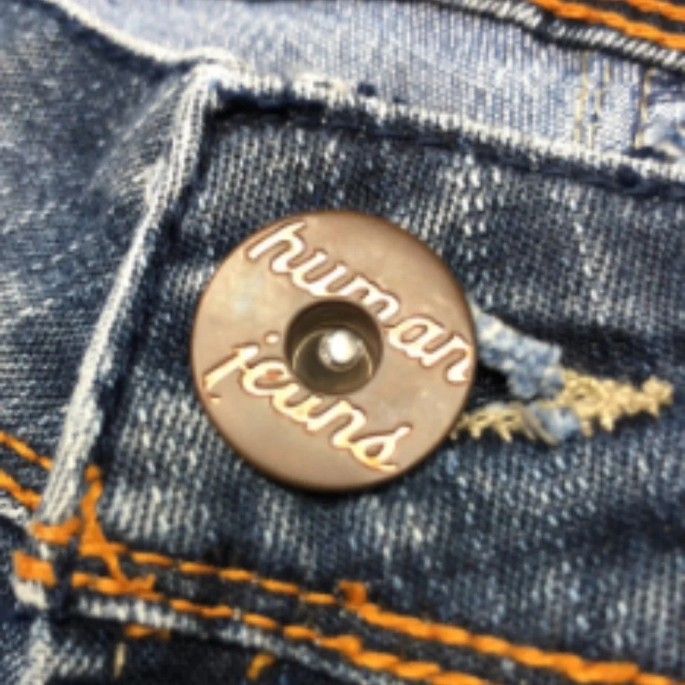 VINTAGE HUMAN JEANS FLAP POCKET MID-RISE JEANS 27x30 ⭐️